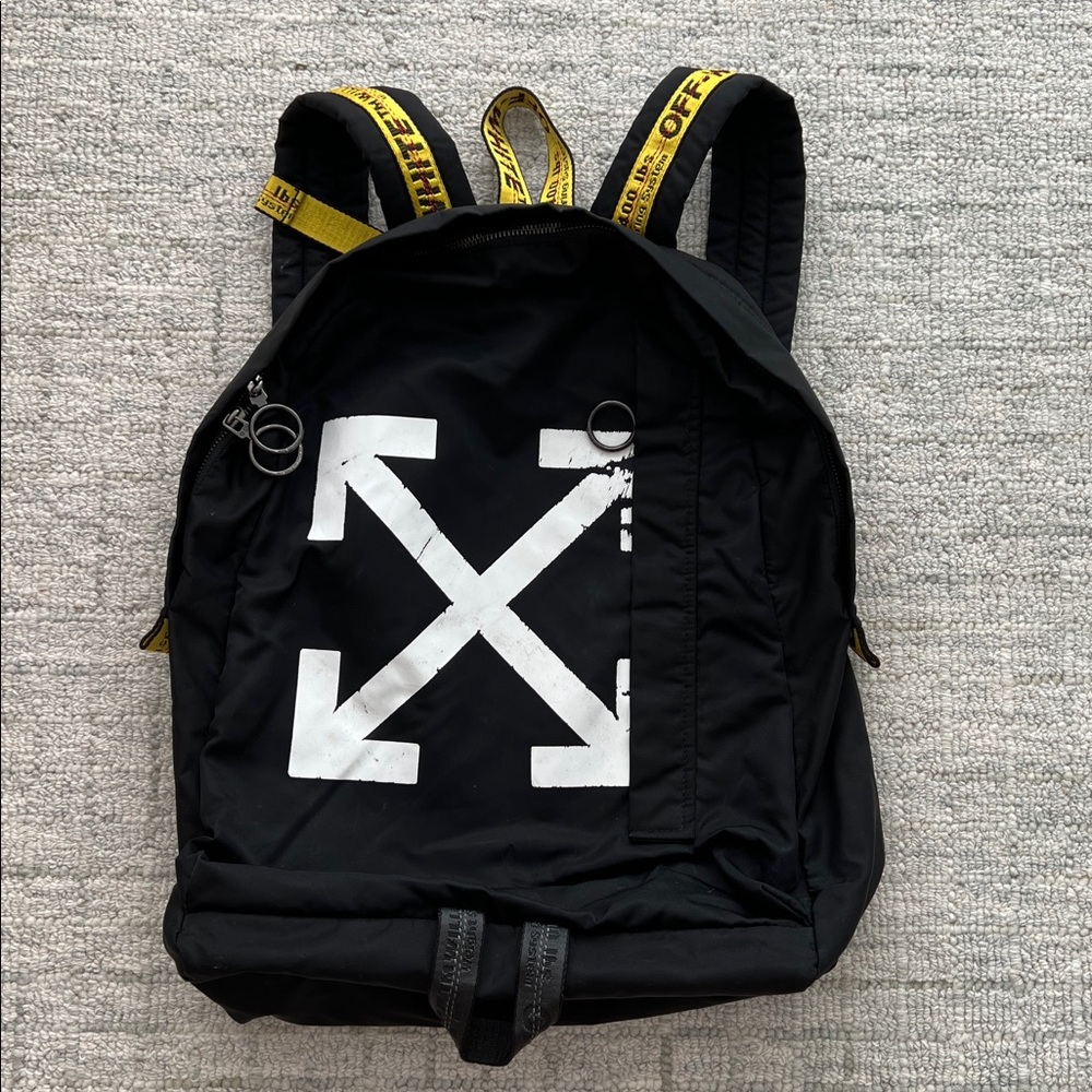 Off White Backpack. Used with original dust bag